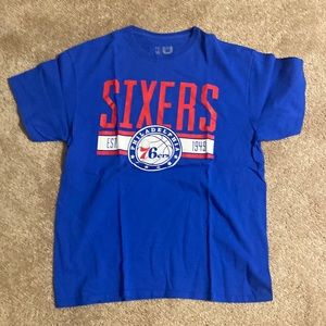 Phila 76ers Adult Large Tshirt